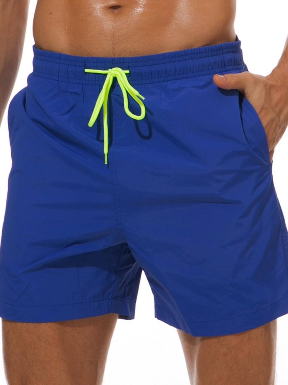 Men's Swim Trunks Quick Dry Beach Shorts with Pockets